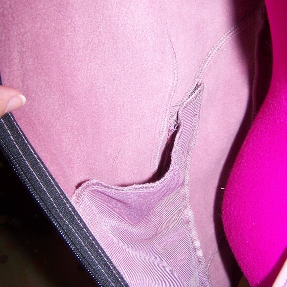 Reebok NWT Outerwear Fleece-Lined Jacket - Dusty Rose Sz S - Picture 11 of 15